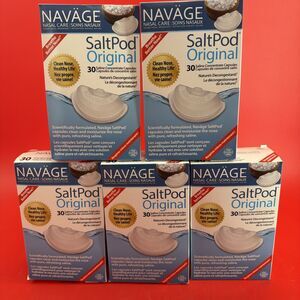 ✳️NAVAGE Original Saltpods Five Pack 5 Original Ssltpod 30 Packs 90 Saltpods✳️